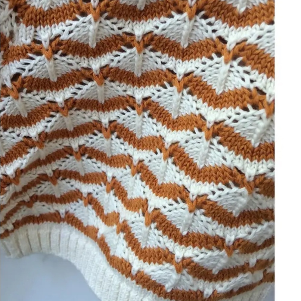Sezane Mae Jumper Ecru / Ocre - Size XS - Picture 13 of 15